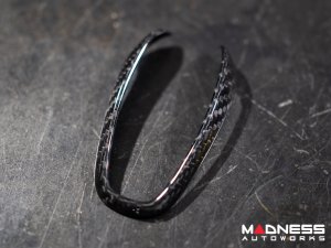 Alfa Romeo Giulia Key Fob Cover - Carbon Fiber - Yellow Candy Main/ Black Accents Alfa Romeo Giulia Key Fob Cover - Carbon Fiber - Yellow Candy Main/ Black Accents